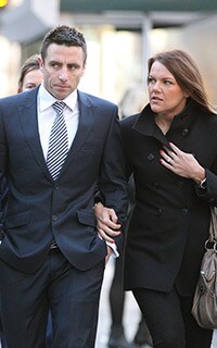 Stephen Milne arrives at the Melbourne Magistrates' court on Friday morning. Picture: Getty Images - ${keywords}